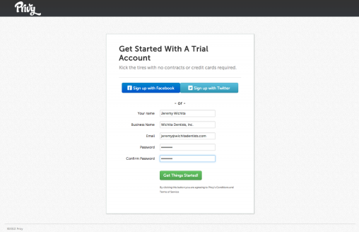 Privy Signup Privy Signup