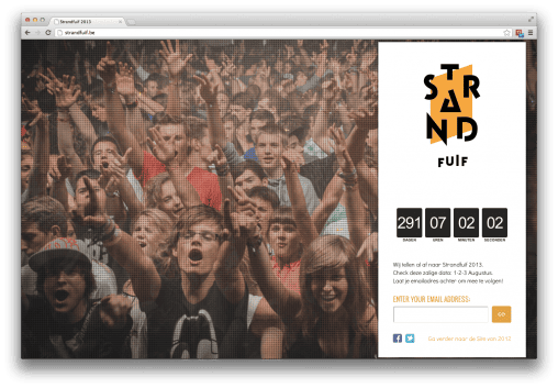Strandfuif 2013 Strandfuif Festival Countdown