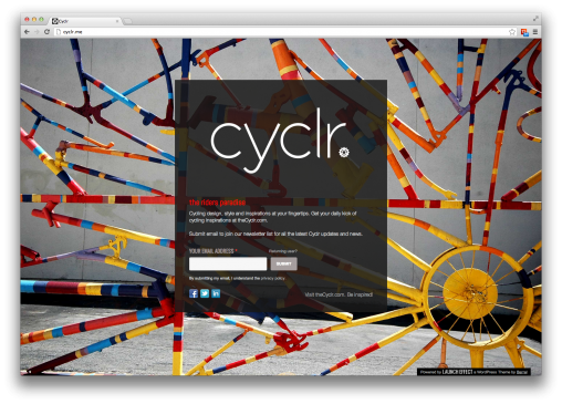 Cyclr Signup page