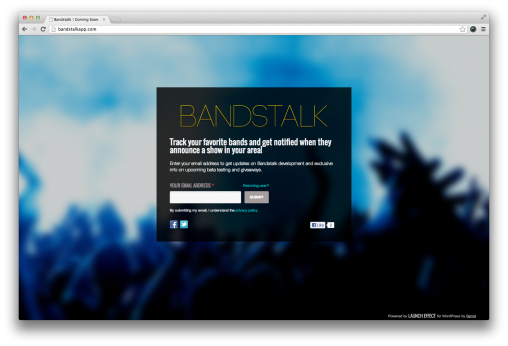 Band Stalk App